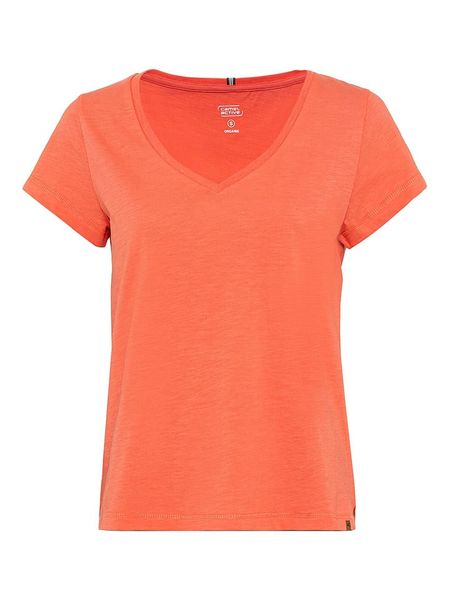 Camel Active Koszulka w kolorze pomarańczowym rozmiar: S. Pomarańczowe bluzki Camel Active, s, bez wzorów, z bawełny, bez kołnierzyka, bez ramiączek. Za 71.89 zł.