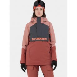Kurtka Narciarska Damska Fundango Birch Eco Logo. Czerwone kurtki narciarskie FUNDANGO, xl, bez wzorów, bez kaptura, narciarskie. Za 549.90 zł.