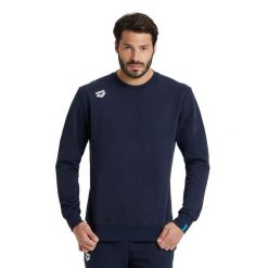 Bluza Arena Crew Solid. Niebieskie bluzy Arena, bez wzorów, bez kaptura. Za 282.50 zł.