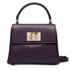 Torebka Furla. Fioletowe torebki klasyczne Furla, bez wzorów, bez dodatków. Za 1,779.00 zł.