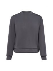 Armani Exchange Bluza damska Kobiety szary jednolity, S. Szare bluzy Armani Exchange, s, bez wzorów, bez kaptura. Za 599.95 zł.