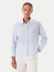 Tatuum Koszula Ines T2501.079 Błękitny Regular Fit. Niebieskie koszule Tatuum, bez wzorów, z bawełny, bez kołnierzyka, bez ramiączek. Za 329.99 zł.