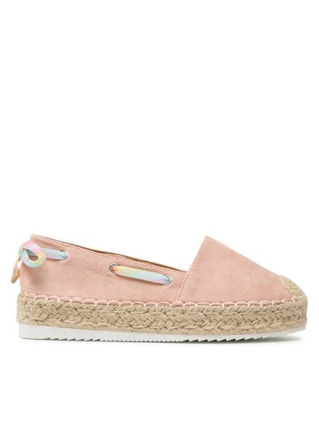 Jenny Fairy Espadryle WSS20530-01 Różowy. Czerwone espadryle Jenny Fairy, bez wzorów, z materiału, bez obcasa, bez zapięcia. Za 59.99 zł.
