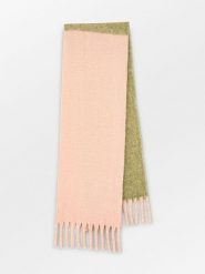 Becksöndergaard Szal w kolorze zielono-jasnoróżowym - 200 x 35 cm rozmiar: onesize. Zielone szaliki Becksöndergaard, bez wzorów, z materiału. Za 173.99 zł.