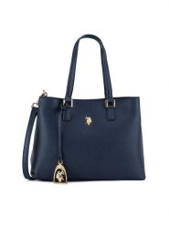 U.S. Polo Assn. Torebka BIUXT8385WVP Granatowy. Niebieskie torebki klasyczne U.S. Polo Assn., bez wzorów, z tworzywa sztucznego, bez dodatków. Za 299.99 zł.