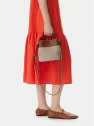 Furla Torebka Amelia Mini WE00879 BX3542 CN TCO00 Beżowy. Brązowe torebki klasyczne Furla, bez wzorów, z materiału, bez dodatków. Za 1,089.00 zł.