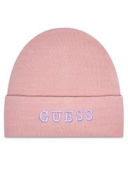 Guess Czapka AW9251 WOL01 Różowy. Czerwone czapki Guess, z aplikacjami, z materiału. Za 149.99 zł.