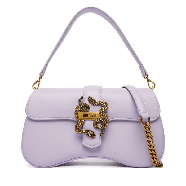 Torebka Just Cavalli. Fioletowe torebki klasyczne Just Cavalli, bez wzorów, bez dodatków. Za 939.99 zł.