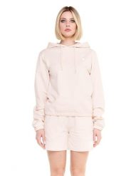 Krótka bluza z kapturem Chic Boxing. Brązowe bluzy LEONE 1947 APPAREL, na lato, l, bez wzorów, z bawełny, z kapturem. Za 84.16 zł.