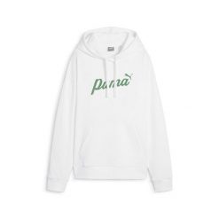 Bluza z kapturem Puma Ess Script, Kobiety. Białe bluzy Puma, l, bez wzorów, z bawełny, z kapturem. Za 390.00 zł.