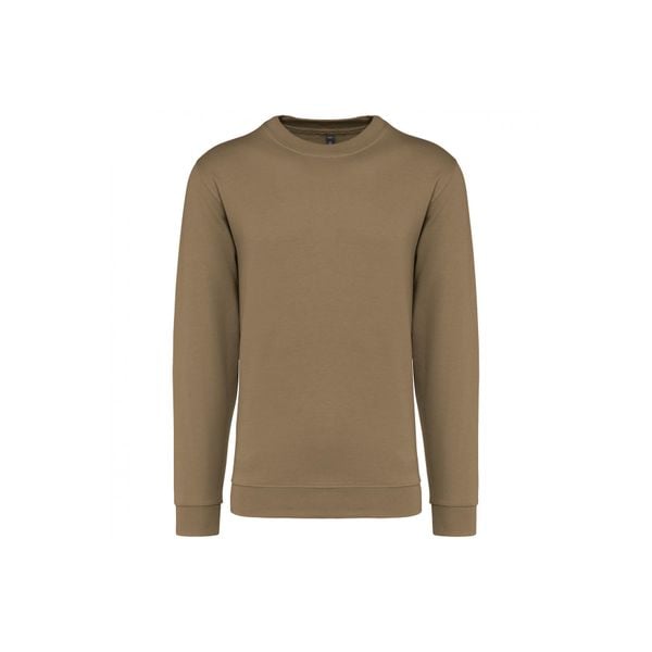 Bluza z okrągłym dekoltem Kariban. Brązowe bluzy KARIBAN, s, bez wzorów, z bawełny, bez kaptura. Za 123.50 zł.