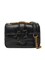 Just Cavalli Torebka 79RA4BC4 Czarny. Czarne torebki klasyczne Just Cavalli, bez wzorów, ze skóry, bez dodatków. Za 709.99 zł.
