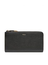 Furla Duży Portfel Damski Goccia L Zip Around WP00471 BX3036 KH O6000 Czarny. Czarne portfele Furla, bez wzorów, ze skóry. Za 609.99 zł.