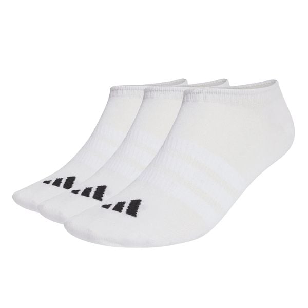 Skarpety adidas Thin&Light Sportswear No Show, 3 pary. Białe skarpety Adidas, bez wzorów, z bawełny. Za 44.95 zł.