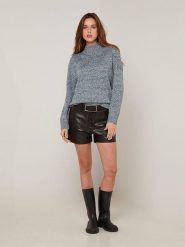 Rodier Sweter w kolorze granatowym rozmiar: XL. Niebieskie swetry Rodier, xl, bez wzorów, z wełny, bez ramiączek. Za 252.99 zł.