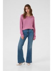 CULTURE Sweter w kolorze jasnoróżowym rozmiar: L. Różowe swetry Culture, l, bez wzorów, bez ramiączek. Za 78.99 zł.