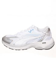 Puma Sneakersy "Teveris NITRO Noughties" w kolorze srebrno-biało-błękitnym rozmiar: 40,5. Białe trampki Puma, bez wzorów, z materiału, bez zapięcia. Za 211.31 zł.