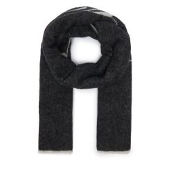 Szal HUGO. Czarne szaliki Hugo, bez wzorów. Za 399.99 zł.