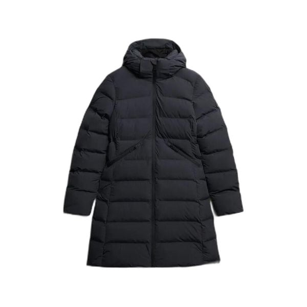 Parka dla kobiet Superdry City Mid. Brązowe parki Superdry, na zimę, s, z materiału, bez kaptura. Za 715.15 zł.
