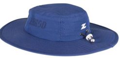 Kapelusz Z3R0D. Niebieskie kapelusze ZEROD, z aplikacjami, z bawełny. Za 329.00 zł.