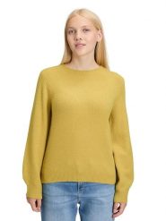 CARTOON Sweter w kolorze musztardowym rozmiar: 44. Żółte swetry Cartoon, bez wzorów, bez ramiączek. Za 129.95 zł.