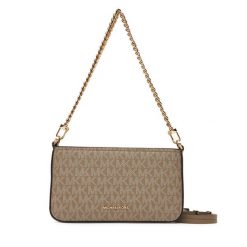 Torebka MICHAEL Michael Kors. Brązowe listonoszki MICHAEL Michael Kors, bez wzorów, bez dodatków. Za 779.99 zł.