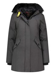 Geographical Norway Parka w kolorze antracytowym rozmiar: XL. Czarne parki Geographical Norway, xl, bez kaptura. Za 223.46 zł.