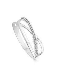 OR Carats Złoty pierścionek z diamentami rozmiar: 52. Szare pierścionki OR Carats, z diamentem, złote. Za 782.99 zł.