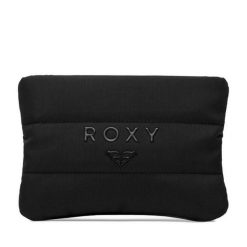Kosmetyczka Roxy. Czarne kufry i kosmetyczki Roxy, bez wzorów, z materiału, bez dodatków. Za 69.99 zł.