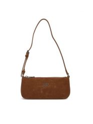 Tommy Jeans Torebka Tjw Must Suede Shoulder Bag AW0AW18454 Brązowy. Brązowe torebki klasyczne Tommy Jeans, bez wzorów, z jeansu, bez dodatków. Za 529.99 zł.