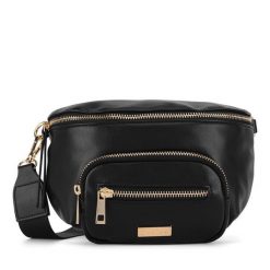 Torebka DeeZee. Czarne listonoszki DeeZee, bez wzorów, bez dodatków. Za 129.99 zł.