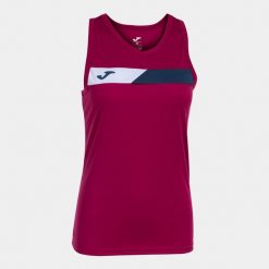 Damski tank top Joma. Czerwone topy Joma, xl, bez wzorów, bez kołnierzyka, bez ramiączek. Za 147.50 zł.