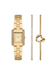 Michael Kors Zestaw zegarek i bransoletka Emery Set MK7510SET Złoty. Żółte, analogowe zegarki Michael Kors, złote. Za 1,679.00 zł.