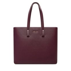 Torebka Nine West. Czerwone shopper Nine West, bez wzorów, bez dodatków. Za 249.99 zł.