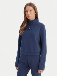 Guess Bluza V4YQ05 KCAY2 Granatowy Regular Fit. Niebieskie bluzy Guess, xl, z aplikacjami, z syntetyku, bez kaptura. Za 329.99 zł.