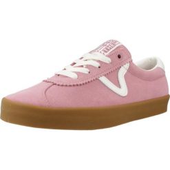 Tenisówki Vans Model Sport Low Kolor Rose. Czerwone trampki Vans, bez wzorów, z tkaniny, bez zapięcia. Za 273.99 zł.