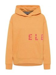 ELBSAND Bluza "Nordika" w kolorze pomarańczowym rozmiar: XS. Pomarańczowe bluzy ELBSAND, xs, bez wzorów, z kapturem. Za 189.45 zł.