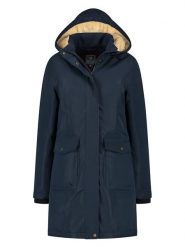 MGO leisure wear Parka "Suzan" w kolorze granatowym rozmiar: XXL. Niebieskie parki MGO leisure wear, s, bez kaptura. Za 224.52 zł.