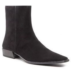 Botki Vagabond Shoemakers. Czarne botki Vagabond Shoemakers, bez wzorów, bez obcasa, na płaskiej podeszwie, bez zapięcia. Za 729.99 zł.
