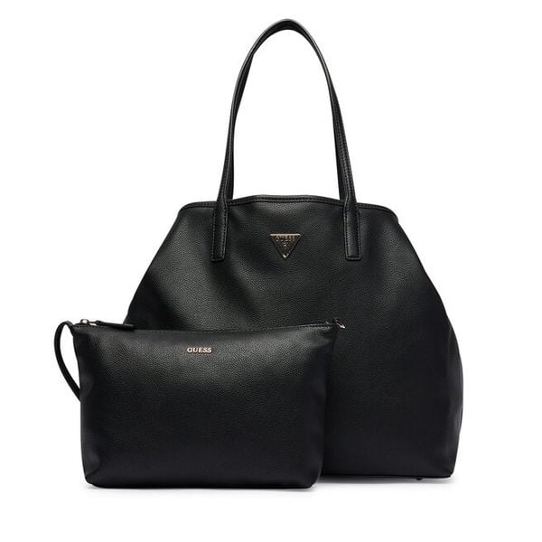 Torebka Guess. Czarne shopper Guess, z aplikacjami, bez dodatków. Za 714.99 zł.