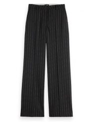 Scotch & Soda Spodnie w kolorze czarnym rozmiar: W26/L32. Czarne spodnie materiałowe Scotch & Soda, l, bez wzorów, z materiału, z podwyższonym stanem. Za 226.95 zł.