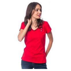Heavy Tools T-shirt damski Mekko W18-183 Lipstick (rozmiar XS). T-shirty Heavy Tools, xs, bez wzorów, bez kołnierzyka, bez ramiączek. W wyprzedaży za 56.00 zł.