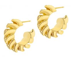 Kolczyki z mosiądzu pozłacane z cyrkoniami. Kolczyki Artelioni, z cyrkonią, pozłacane. Za 189.00 zł.