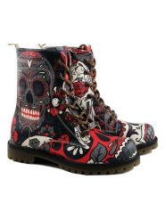 Goby Botki w kolorze antracytowym ze wzorem rozmiar: 41. Białe botki Goby, bez wzorów, z materiału, z okrągłym noskiem, bez obcasa, bez zapięcia. Za 295.99 zł.