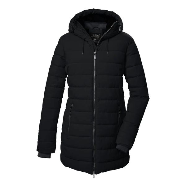 Parka dla kobiet Killtec Kow 55 Qltd. Czarne parki Killtec, na zimę, s, z materiału, bez kaptura. Za 657.11 zł.