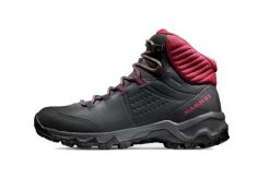 Buty trekkingowe damskie Mammut Nova Mid Iv Gtx. Czarne trekkingi Mammut, z gore-texu, za kostkę, wspinaczkowe. Za 933.00 zł.
