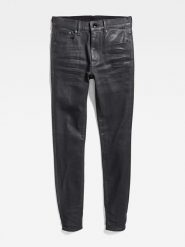 G-Star Dżinsy - Skinny fit - w kolorze ciemnoszarym rozmiar: W27/L30. Czarne jeansy G-Star, l, z aplikacjami. Za 277.36 zł.