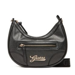 Torebka Guess. Czarne listonoszki Guess, z aplikacjami, bez dodatków. Za 299.99 zł.