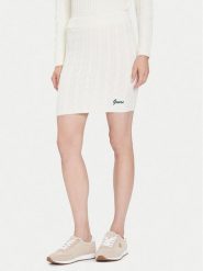 Guess Spódnica ołówkowa V5BD03 Z0572 Beżowy Regular Fit. Brązowe spódnice Guess, m, z aplikacjami, z wiskozy, ołówkowe. Za 299.99 zł.