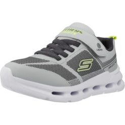 Buty SKECHERS GLIDE STEP LIGHT Szary. Szare trekkingi Skechers, z syntetyku, trekkingowe. Za 235.03 zł.
